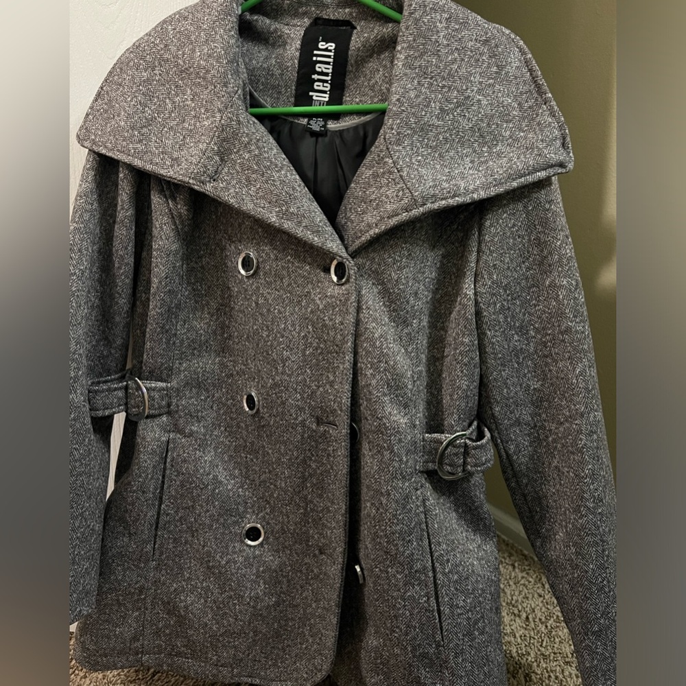 Women’s Pea Coat - Petite Large